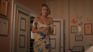 Asos Bardot Fois Wrap Avant Midi Robe portée par Petra Solano (Yael Grobglas) dans Jane the Virgin (S05E01)