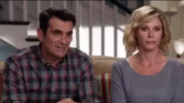 J.Crew Secret Wash Shirt in Heather Deep Sea Plaid worn by Phil Dunphy (Ty Burrell) in Modern Family (S07E05)