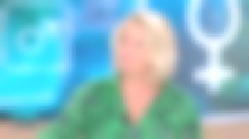 The green shirt printed of Marina Carrère d'encausse in The magazine of the health of the 01/04/2019