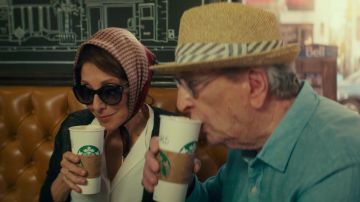 Starbucks Coffee drunk by Franca Angioli (Andrea Martin) in Little Italy