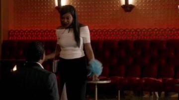 Fallon Jagged Edge Crystal/Leather Choker worn by Cookie Lyon (Taraji P. Henson) in Empire (S03E02)