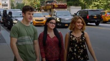 Lucky Brand Block Floral Top worn by Alex Dunphy (Ariel Winter) in Modern Family (S08E01)