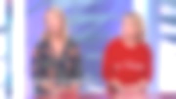 La sudadera de ladrillo de terciopelo rojo My Valentine de Anne Marivin en el programa C'est au del 02/04/2019