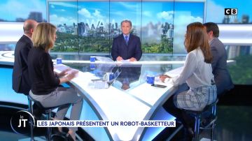 The plaid skirt of Caroline Munoz in William noon of the 02/04/2019