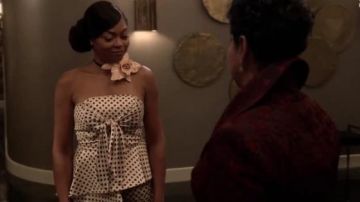 Johanna Ortiz Truman Top worn by Cookie Lyon (Taraji P. Henson) in Empire (S03E07)