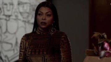 Jennifer Fisher XL Multi Hoop Earrings worn by Cookie Lyon (Taraji P. Henson) in Empire (S03E11)