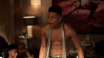 Versace Logo-Band Boxer Briefs worn by Hakeem Lyon (Bryshere Y. Gray) in Empire (S03E12)