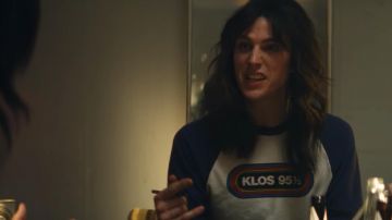 Klos 95.5 Radio Band T-Shirt worn by Tommy Lee (Machine Gun Kelly) in The Dirt
