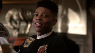 Alexander McQueen Jacquard Badge Suéter usado por Hakeem Lyon (Bryshere Y. Gray) en Empire (S03E15)