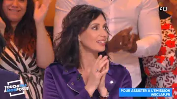 The short Jacket suédée spirit biker violet Géraldine Maillet in Key not at my post 02/04/2019