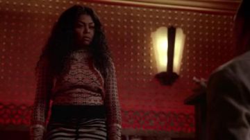 Stella McCartney  Zebra-Print Slim Slit-Back Skirt worn by Cookie Lyon (Taraji P. Henson) in Empire (S03E17)