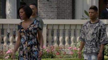 Dolce & Gabbana Virgin Mary Print Camiseta usada por Hakeem Lyon (Bryshere Y. Gray) en Empire (S04E01)
