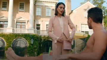 Cylinder Handle Bag worn by Cristal Jennings (Ana Brenda Contreras) in Dynasty Season 1 Episode 6