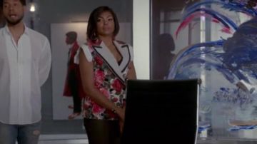 Dolce & Gabbana Rose Brocade Jacket usado por Cookie Lyon (Taraji P. Henson) en Empire (S04E05)