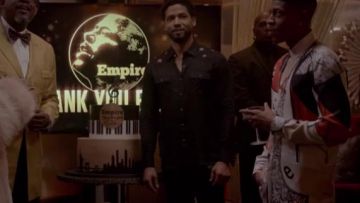 The Versace  Bauhaus Print Silk Shirt worn by Hakeem Lyon (Bryshere Y. Gray) in TV Show Empire (S04E09)
