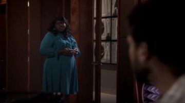 Vestido frontal de corbata Eloquii usado por Becky (Gabourey Sidibe) en Empire (S04E11)