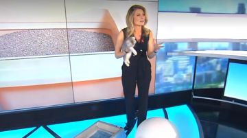 La combinaison noire boutons dorés de Sandrine Arcizet dans William à midi le 05.04.2019