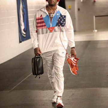 Sneakers Nike Air Max 1  "parra" worn by P. J. Tucker on the Instagram account @brkicks