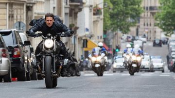 BMW Motorcycle driven by Ethan Hunt (Tom Cruise) in Mission: Impossible - Fallout
