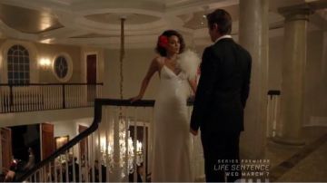 Katie May Sequin Lanai Gown worn by Cristal Jennings (Ana Brenda Contreras) in Dynasty (S01E12)