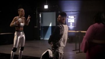 Calecon Motif Balmain Croco Devore Skinny Pants usado por Hakeem Lyon (Bryshere Y. Gray) en Empire (S04E13)