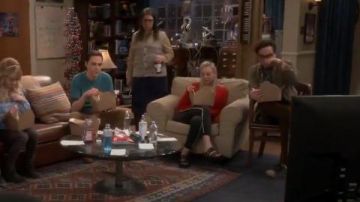 Sandro Calf Hair Leopard Andy Band Slide Sandal worn by Penny (Kaley Cuoco) in The Big Bang Theory (S12E18)