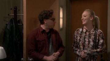 Equipment Daphne Silk Shirtdress worn by Penny (Kaley Cuoco) in The Big Bang Theory (S12E18)