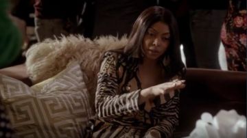 Gabardina Gucci Animal Print usada por Cookie Lyon (Taraji P. Henson) en Empire (S04E15)