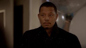 John Varvatos Éclaboussure de Peinture Veste portée par Lucious Lyon (Terrence Howard) dans l'Empire (S04E15)