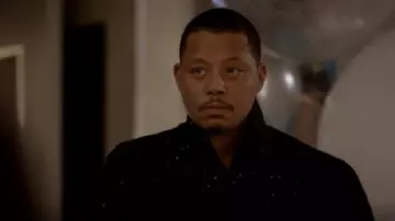 John Varvatos Paint Splatter Jacket worn by Lucious Lyon (Terrence Howard) in Empire (S04E15)