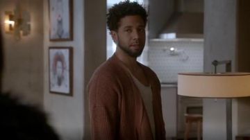 Simon Miller Wrap Cardigan usado por Jamal Lyon (Jussie Smollett) en Empire (S04E18)