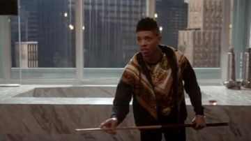 Versace Cornici Print Hoodie worn by Hakeem Lyon (Bryshere Y. Gray) in Empire (S04E18)