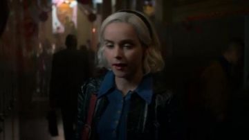 Acne Studios Shanita Top worn by Sabrina Spellman (Kiernan Shipka) in Chilling Adventures of Sabrina (S01E14)
