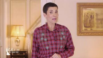 The plaid shirt and pearls Cristina Córdula in The coat of my life the 02.04.2019