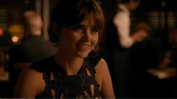 Alice McCall la Mer Robe Rose avec Cutwork porté par Clara (Jenna Coleman) dans Doctor Who (S08E04)