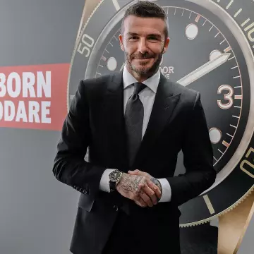 Tudor Watch worn by David Beckham on the Instagram account @davidbeckham