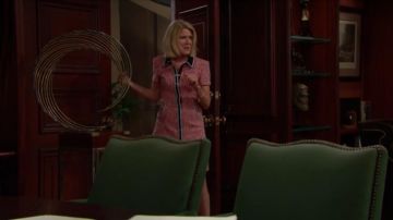 Maje Renati Tweed Dress worn by Pamela Douglas (Alley Mills) as seen on The Bold and the Beautiful (S32E136)