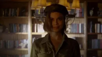 Straight Leg Cotton Blend Jumpsuit worn by Cristal Jennings (Ana Brenda Contreras) in Dynasty (S01E22)