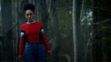 Coopérative à Urban Outfitters Colourblock Sauteur à Ski portés par Pearl Mackie dans Doctor Who (S10E10)