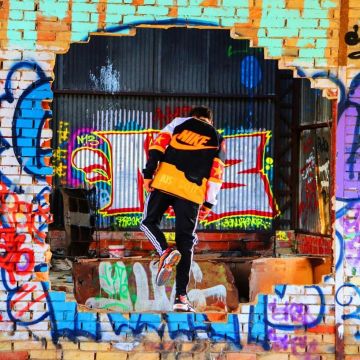 La chaqueta Nike que lleva Inox Tag en su cuenta de Instagram @Inoxtagytb