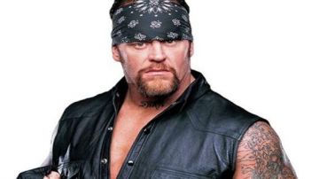 Chaleco negro de motocicleta classic cut Off de cuero usado por The Undertaker (Mark William Calaway) en WWE Talking Smack