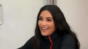 Prada Nylon turtleneck sweater. worn by Herself (Kris Jenner) in Keeping Up with the Kardashians (S06E02)