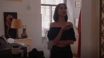 Ganni Grace Crop Top worn by Adena El Amin (Nikohl Boosheri) in The Bold Type (S01E05)