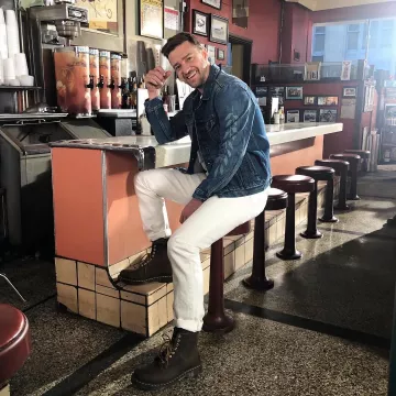 Jean jacket Levi's Justin Timberlake on his account Instagram @justintimberlake