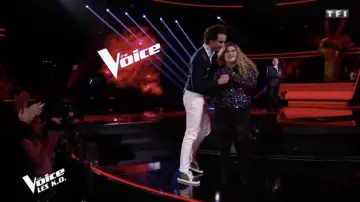 Sneakers Christian Louboutin worn by Mika in The Voice : the most beautiful voice, April 13, 2019