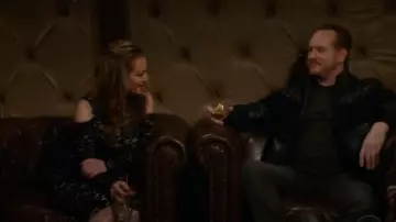 Alice + Olivia Laila Dress worn by Vanessa Cellucci (Leah Remini) in Kevin Can Wait (S02E17)