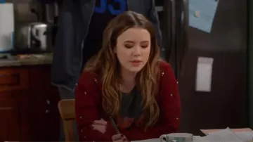 Jonathan Simkhai Matador Embellished Cardigan worn by Kendra Gable (Taylor Spreitler) in Kevin Can Wait (S02E22)
