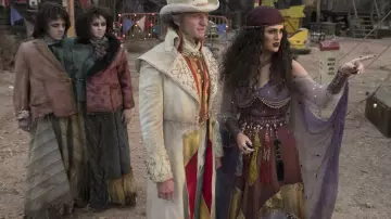 Outfits worn by Olivia Caliban aka Madame Lulu, The Fortune Teller (Sara Rue) as seen in A Series of Unfortunate Events S02E10