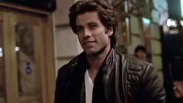Leather Jacket worn by Tony Manero (John Travolta) as seen in Stay­ing Alive