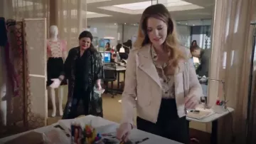 Iro Ashville Leather Biker Jacket worn by Sutton Brady (Meghann Fahy) in The Bold Type (S02E02)